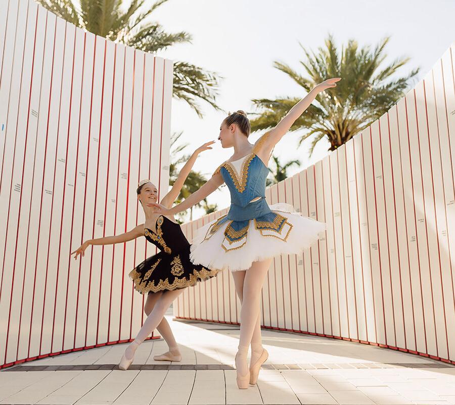 students from the 跳舞 major doing a ballet